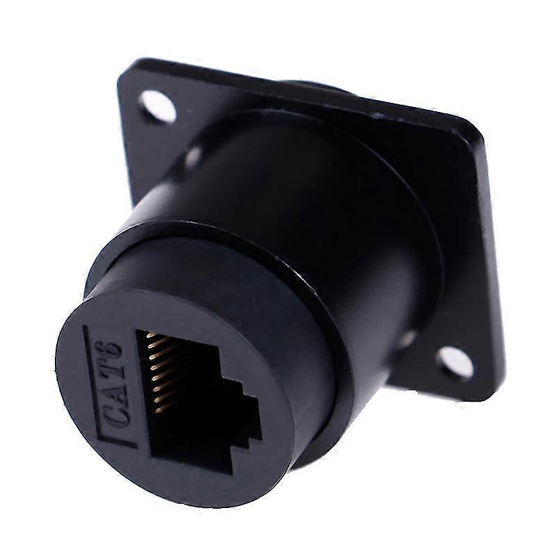 Rj45 D-type Module Socket Female Signal Connector Cat6 Panel Mount Network Shytmv-YKY416