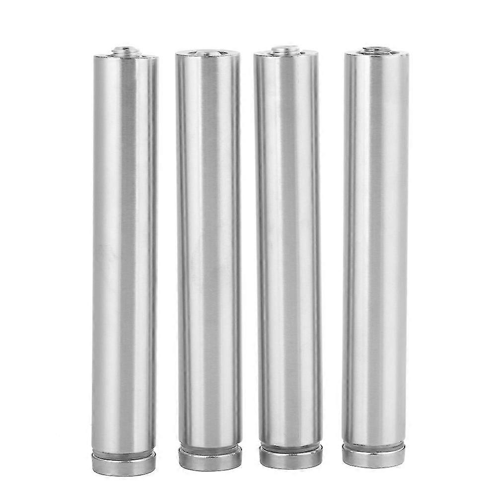 4 db rozsdamentes acél üveg távtartó rögzítőcsavar üreges reklám rögzítőcsap (19 * 120 mm)