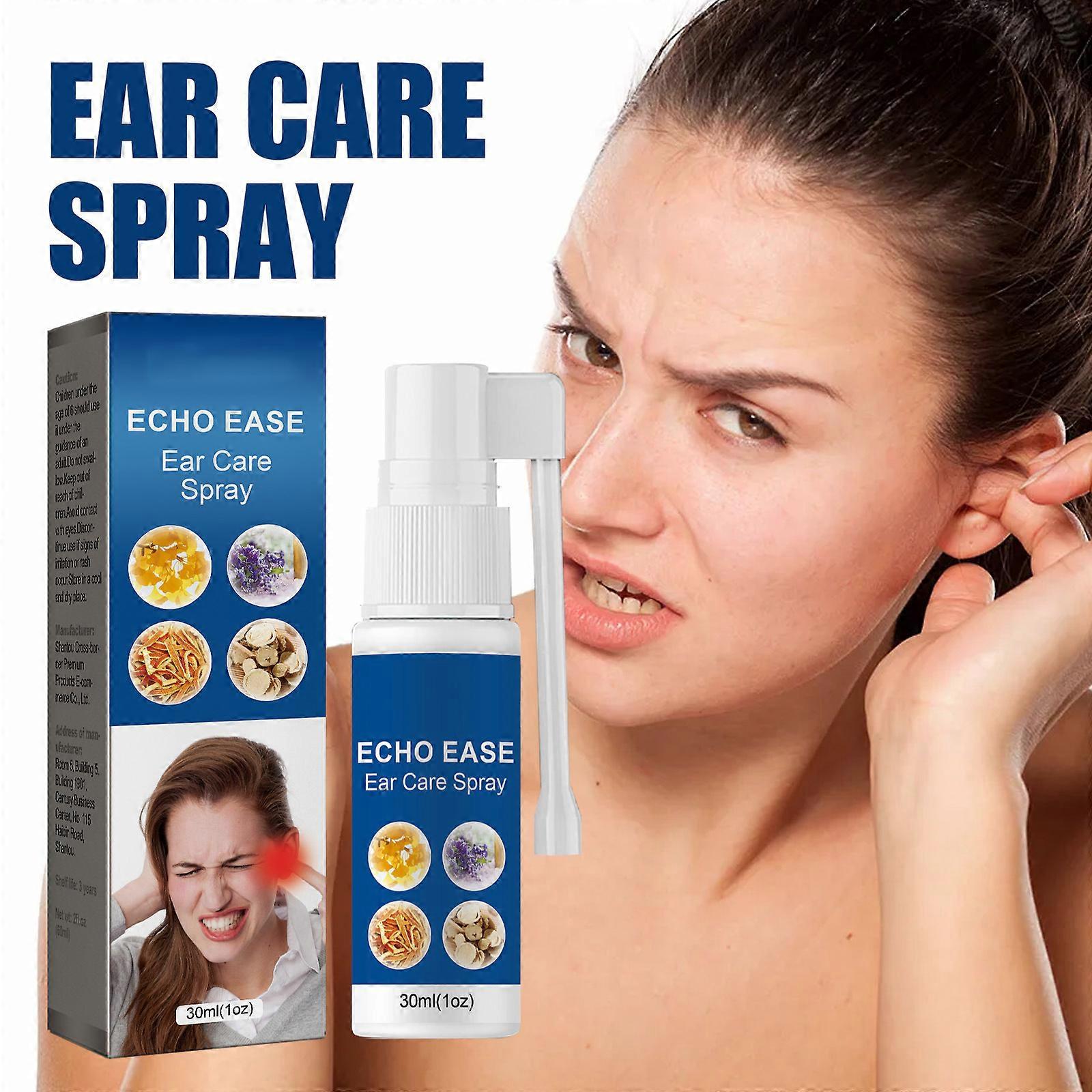 ECHO Ease Ear Care Spray, Tinnitus Relief Spray, Εμβοές Relief για κουδούνισμα αυτιών, βελτιώνει αποτελεσματικά την ακοή και ανακουφίζει από την ταλαιπωρία