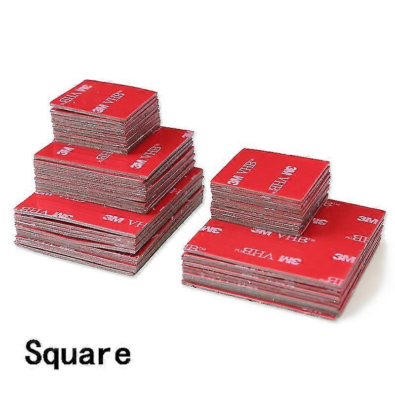 3m Double-sided Adhesive Vhb Strong Car Transparent Tape To Fix Mobile Phone Holder Etc Square Round