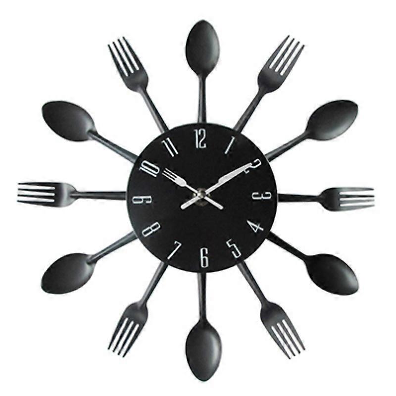 Cutlery Metal Decorative Wall Clock