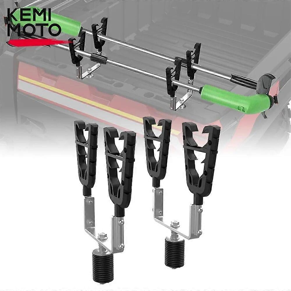 UTV Gun Mount Tool Rack Compatível com Polaris Ranger 1000 / 900 800/570 XP 4 Geral 1000 Punhos do Titular da Arma com Borracha Snubbers