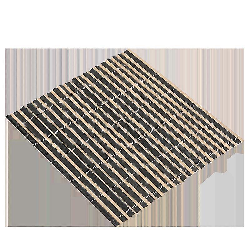 Dww-Set de Table en Bambou 4 Pcs, Napperons Lavable, Antidrapant, Tapis de Table Rsistant  la Chaleur