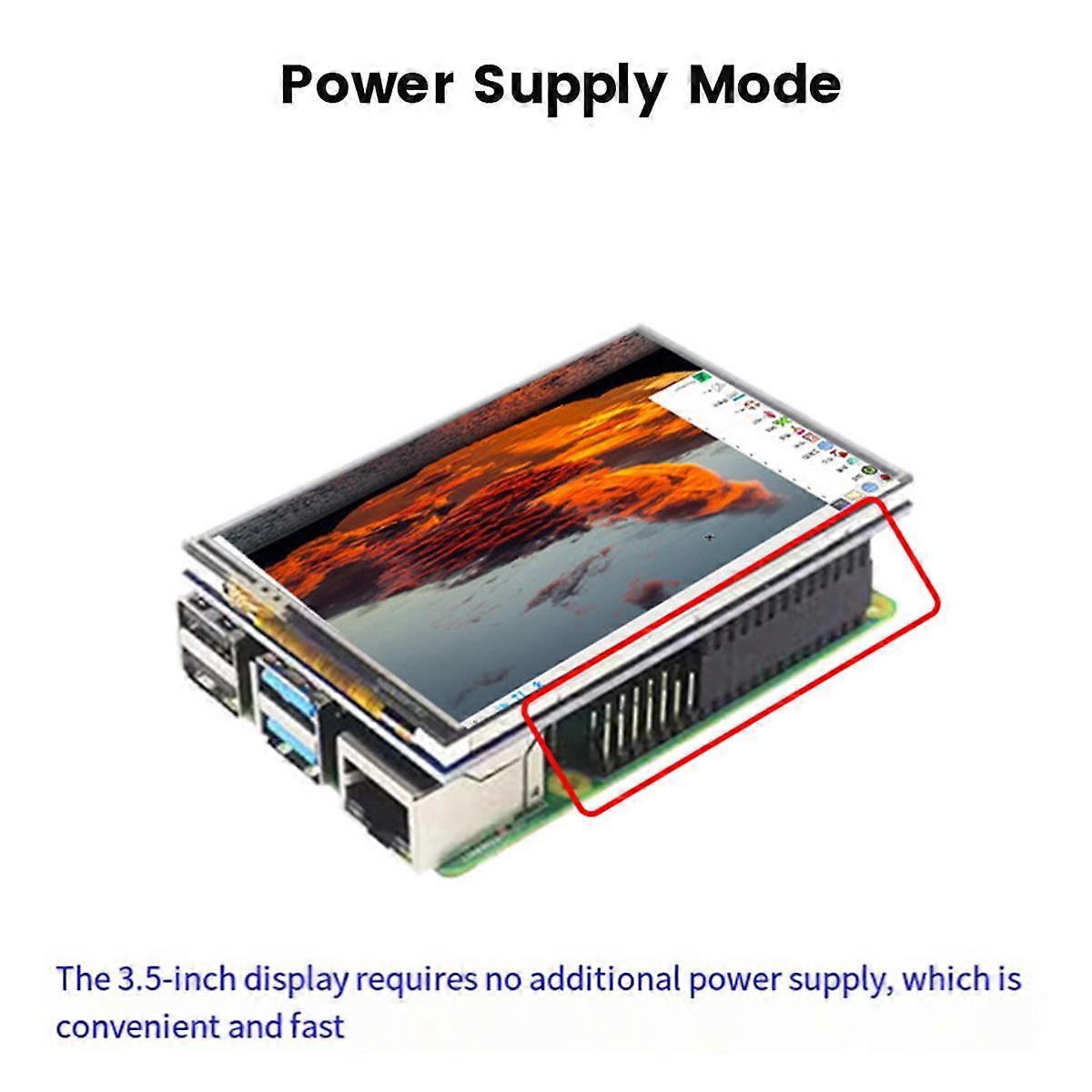 3.5 Inch RPI Display Touchscreen 480X320 for 5 5B 60 Frame TFT LCD Module Screen Display with Touchpen