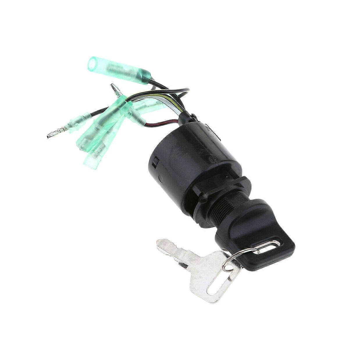 35100-ZV5-013 Ignition Switch Assembly with Key Replacement Fit for Outboard