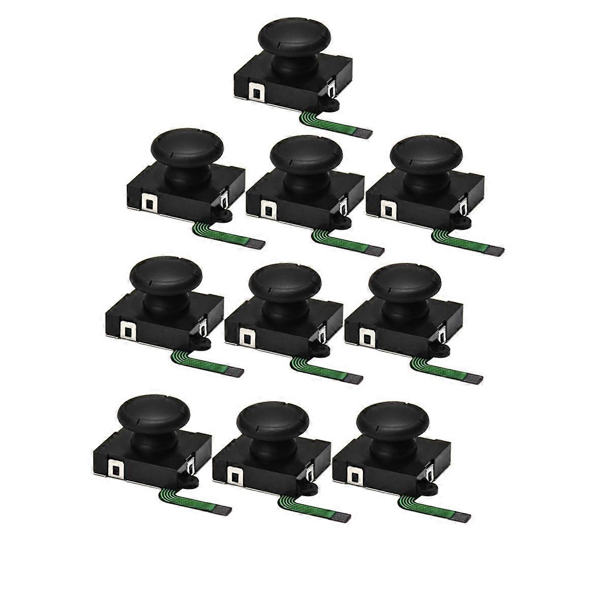 10PCS Joystick pour Switch Lite 3D Analogique Joystick Thumb Sticks pour Nintended NS Switch Joystick Controller