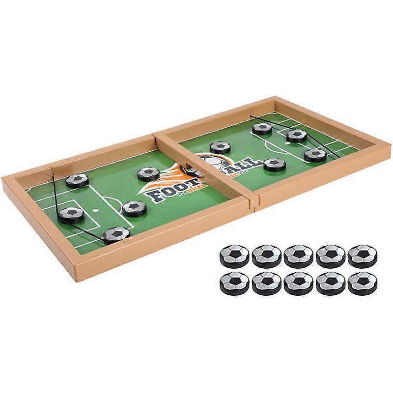 Table Battle Board Game Fast Sling Puck Game Paced Wooden Table Hockey Winner Games Interactive Chess Toys Gifts for Family