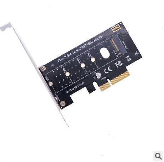 PCIe 3.0 x 4 to M.2 (NGFF) SSD Adapter with Low and Full Profile Bracket, M.2 Solid-State to PCIE 3.0 X 4 High-Speed Expansion Card M2 NGFF to PCI-E S