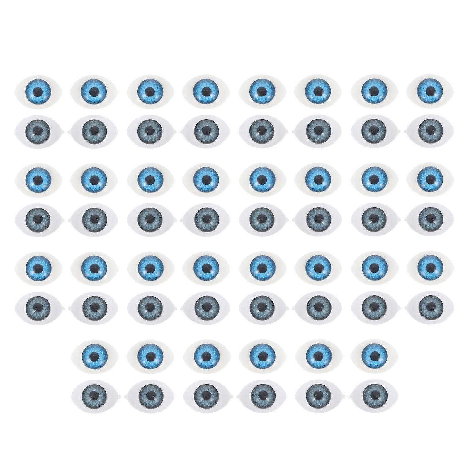 60Pcs DIY Puppen Augäpfel Simulation Harz Augäpfel Kindergarten Handwerk Werkzeuge