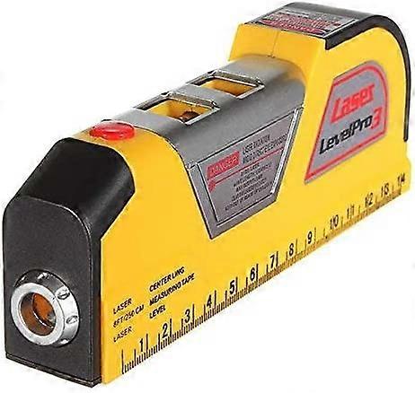 2.5M Laser Level Vertical Horizontal Alignment Tape Meter Inclinometer Measuring Aligner Multipurpose