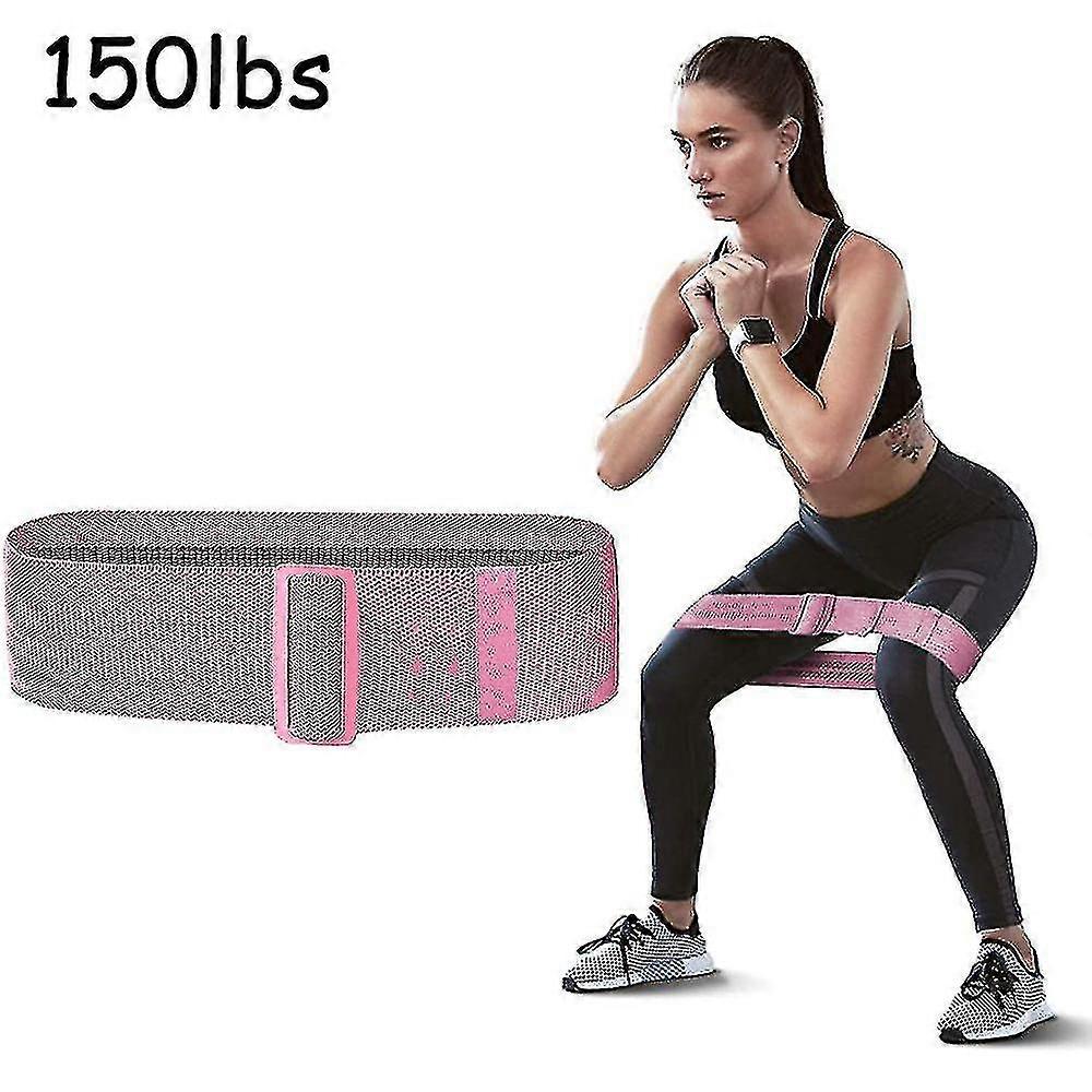 Resistance Bands Set Compatible With Legs And Butt Adjustable Workout Bands Exercise Bands, Non Roll Up Non-slip Fabric Booty Bands, High Elas Tw