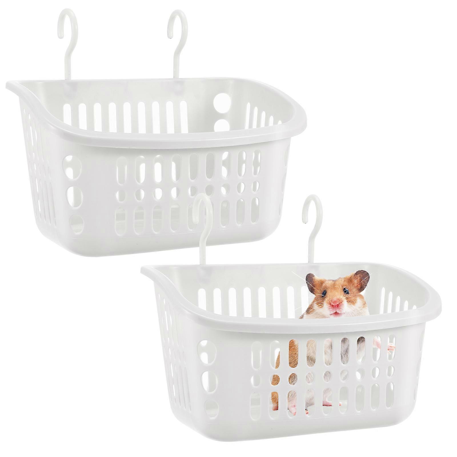2 Pcs Stuffed Hamster Rat Toys Hamster Warm Hammock Rat Cage Accessories Sugar Glider Cage Accessories Small Pet Hammock