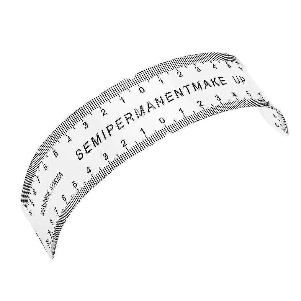 Eyebrow Ruler Reusable Permanent Make Up Professional Plastic Eye Brow
