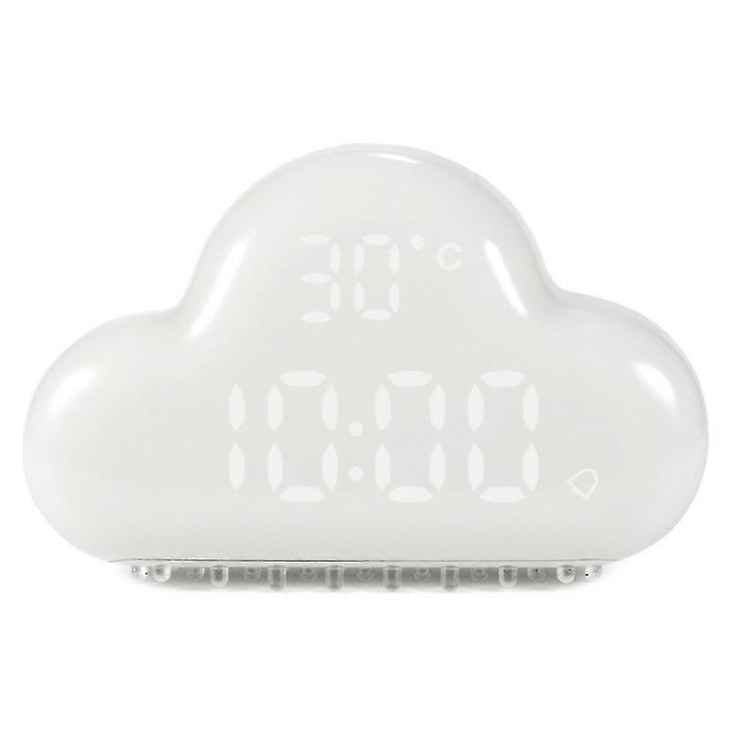 Cloud Clock Alarm Cloud-shaped Magnetic Clock Alarm Multi-functional Clock With Strong Magnet Shows Led Time/date