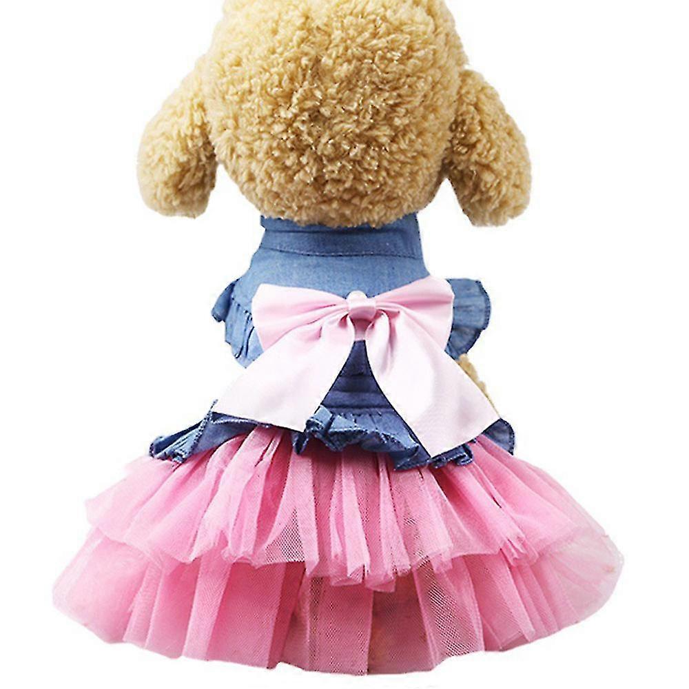 Dog Pet Clothes Dog Wedding Denim