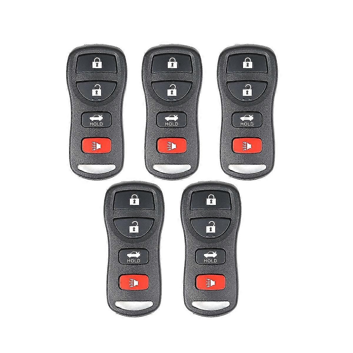Xkni00en Universal Wire Remote Key Fob Flip Separate 4 Button For Style For Vvdi Key Tool 5pcs/lot