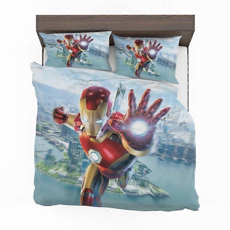 v5252 Bed Sheets Iron Man Experience Hong Kong land Bedding Set Bedroom Decor Bed Sheets IU5252