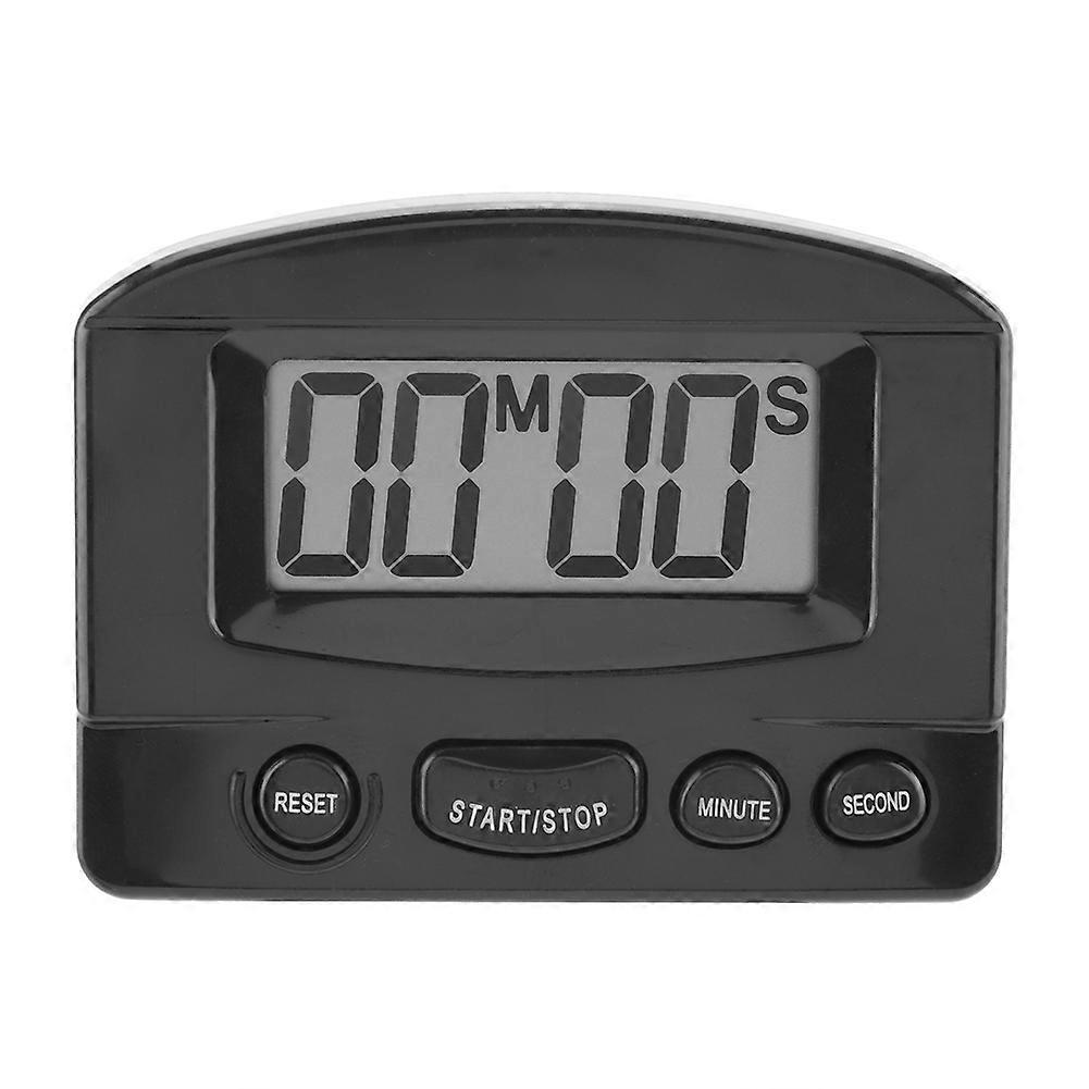Digital LCD Kitchen Timer Cooking Baking Time Electronic Count Down Clock Alarm Black