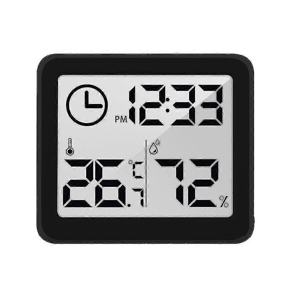 Thermometer Hygrometer Automatic Electronic Temperature Humidity Monitor Clock