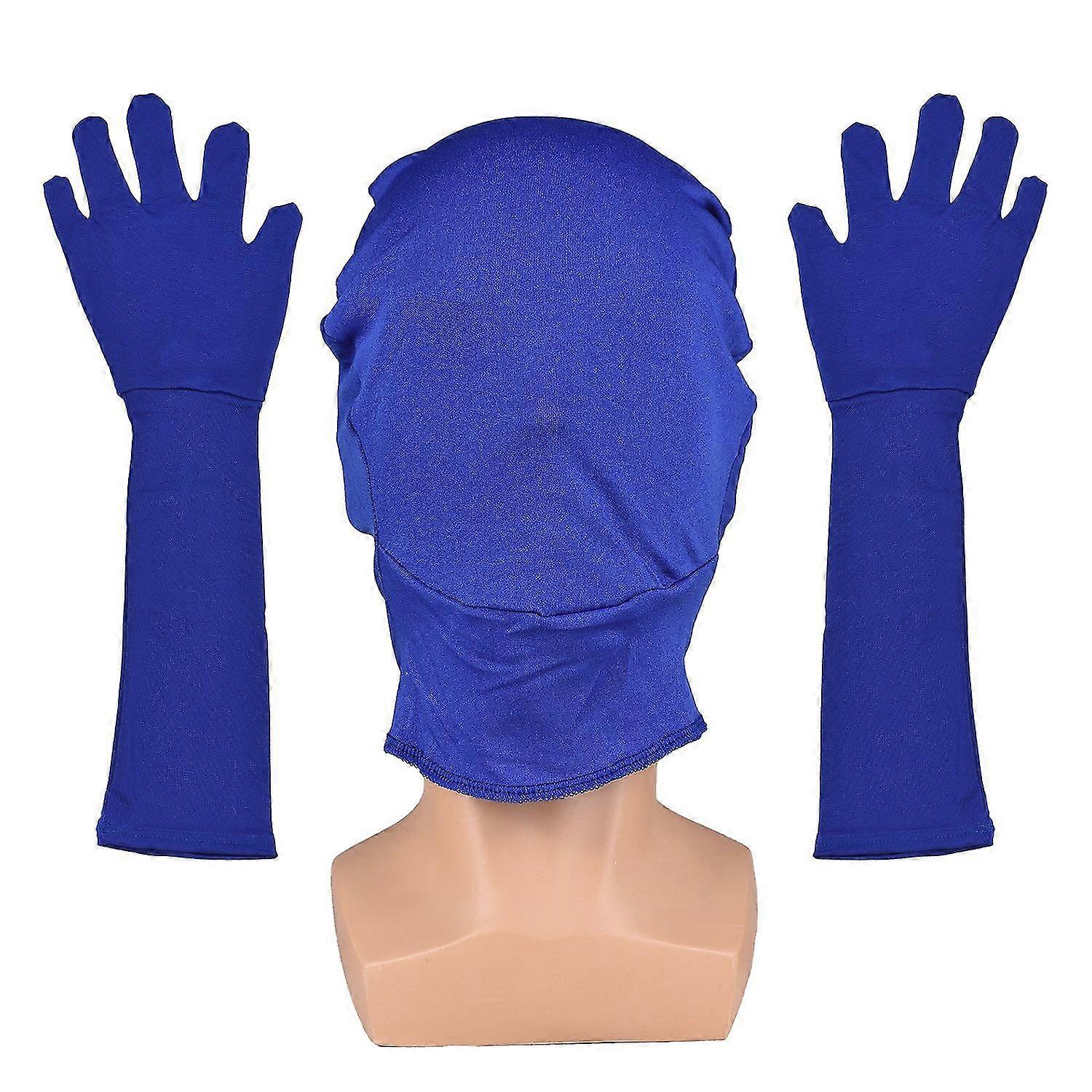 Vert Chroma Key Masque Gants Chromakey Capuche Gant Effets Invisibles Fond Chroma Keying Vert G