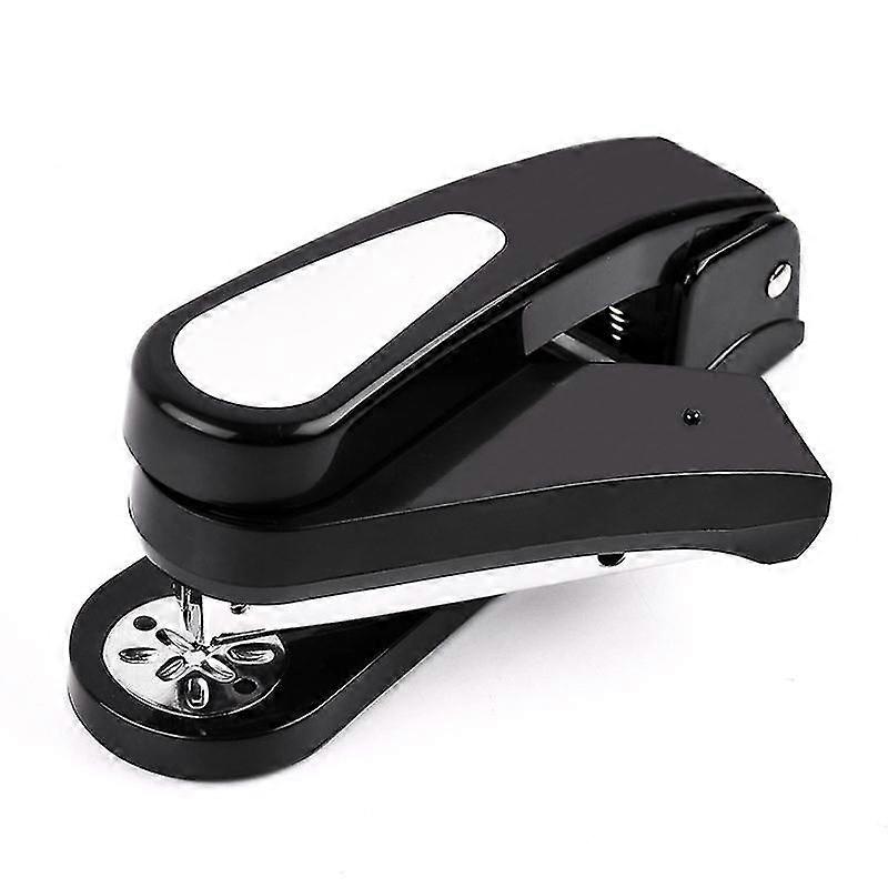 Rotary Stapler 360 Degree Rotation Durable Easy Operation, With 1 Box Staple(1pcs, Black)