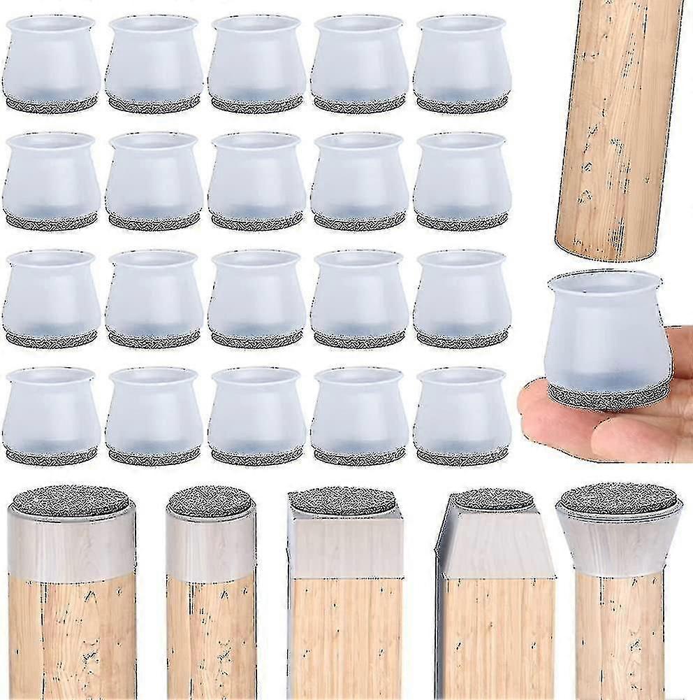Ch Leg Protectors,silic Ch Leg Floor Protectors, 20pcs