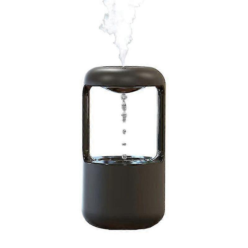 Anti-gravity Water Drop Humidifier Small Large Mist Spray Black