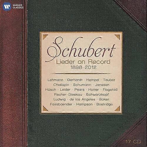 Franz Schubert Schubert Lieder On Record CD 17 discs (2012)