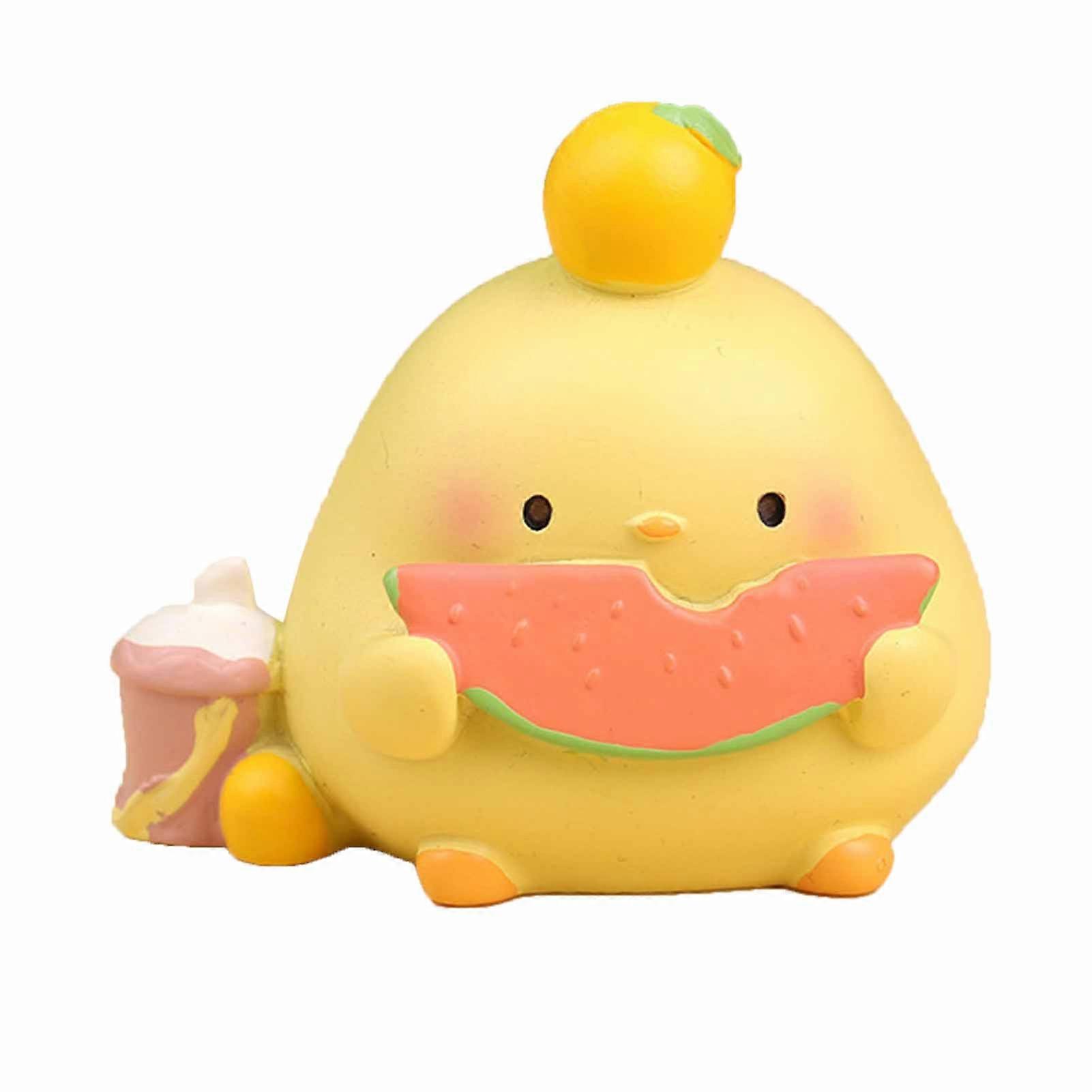 Miniature Resin Cute Chick Figurine Office Decoration