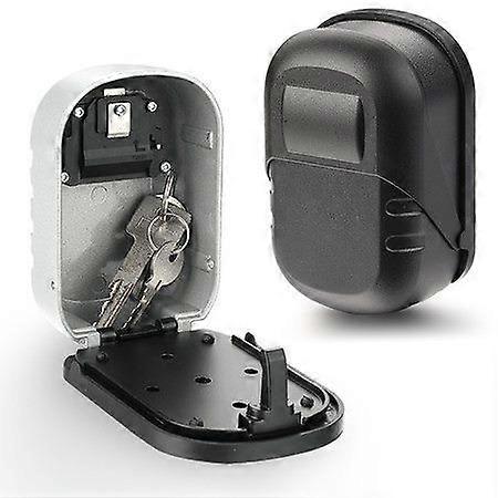Durable 4-Digit Combination Security Key Lock Box for Home, Office, and Factory Use
