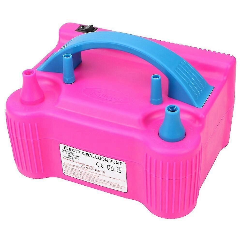 Electric Balloon Inflator Pump Eu Plug High Voltage Double Hole Portable Inflatable Air Compressor B