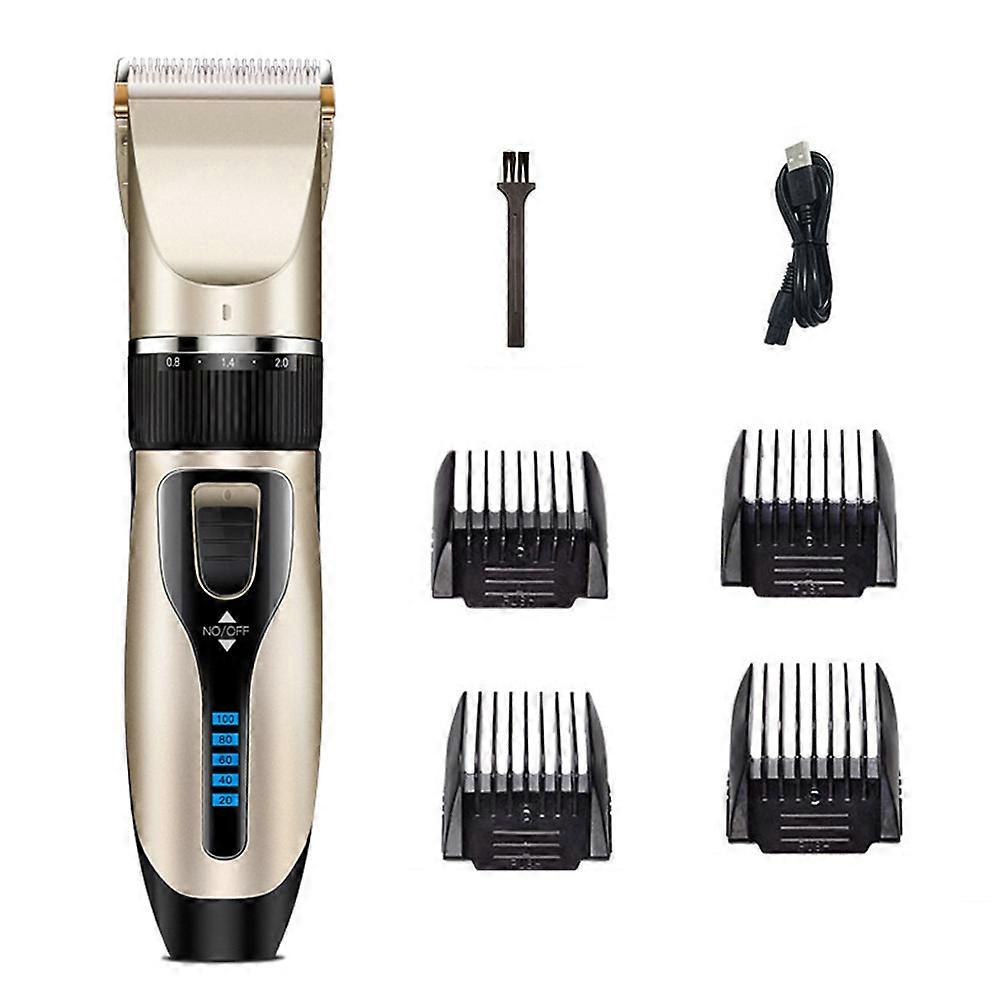 All-Inclusive Pet Styling Kit, Electric Quiet Clippers with Low-vibration, Rechargeable Battery for Endless Grooming Sessions, Sharp Blades for
