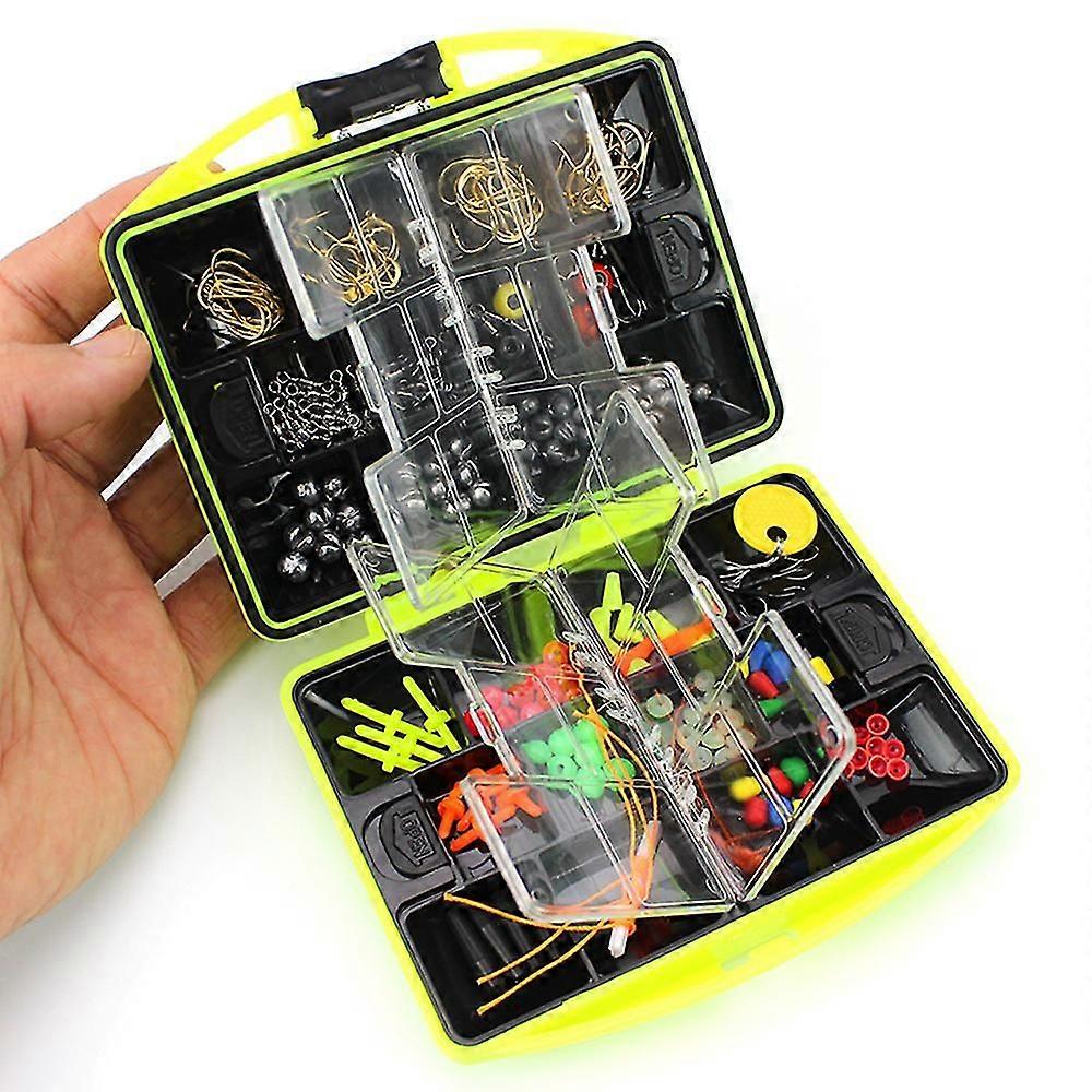 Fishing Accessories Kit Including Hook Sinker Weights Fishing Swivels Snaps