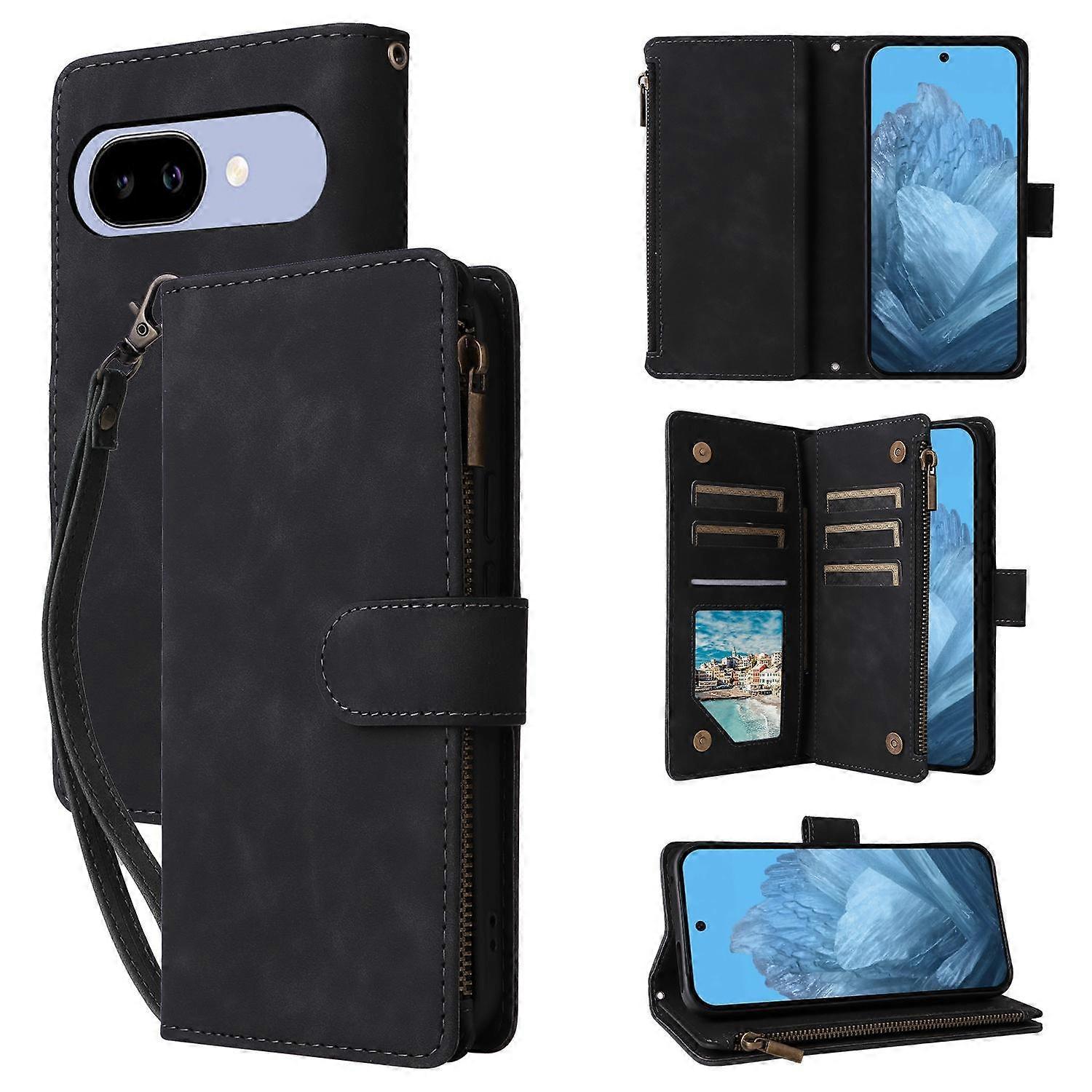 Multifunctional Multi-Card Wallet Phone Leather Case