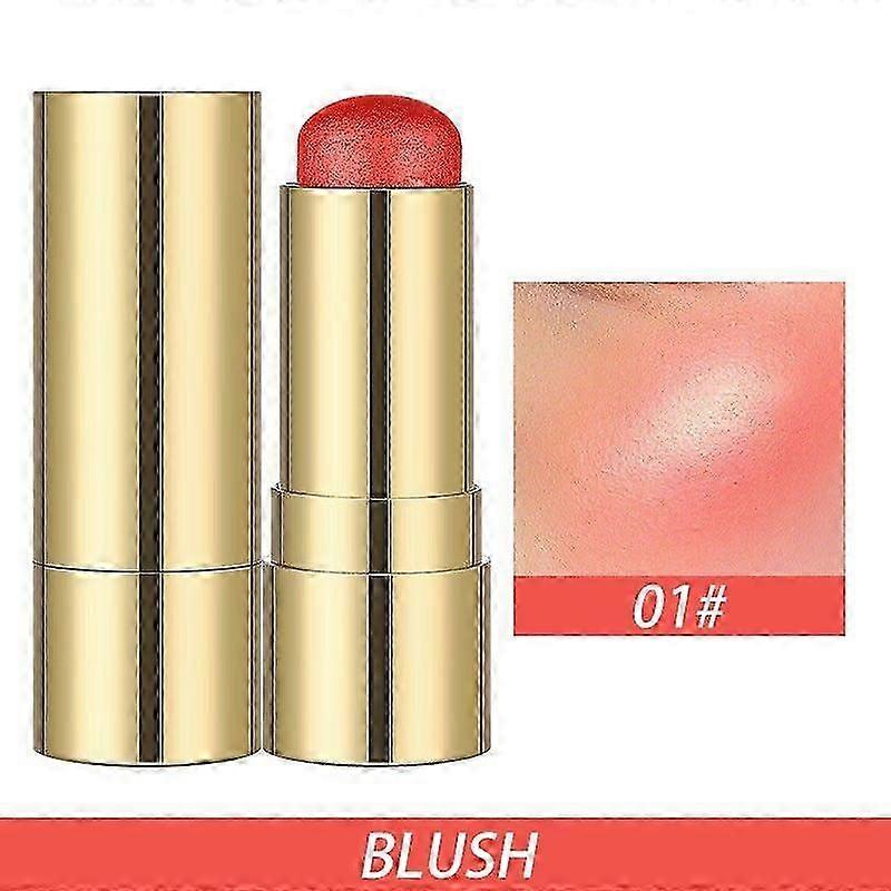 3 In 1 Multi Stick Blush For Cheeks & Lip Tint & Eyeshadow Makeup, Blush Stick + Highlighter Stick + Bronzer / Complete Face Make Up