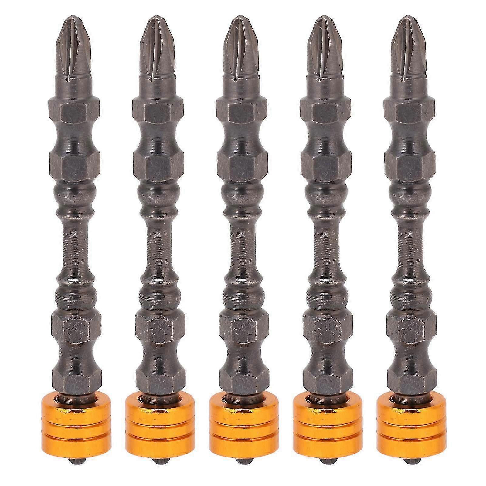 5PCS D Style 65mm Magnetic Driver Drill Set Screwdriver Bit Electric Screwdriver Head
