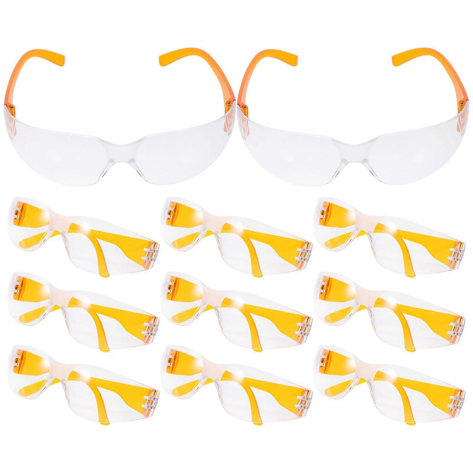 12pcs 어린이 안전 고글 보호 어린이 고글 게임 액세서리 실험실 고글