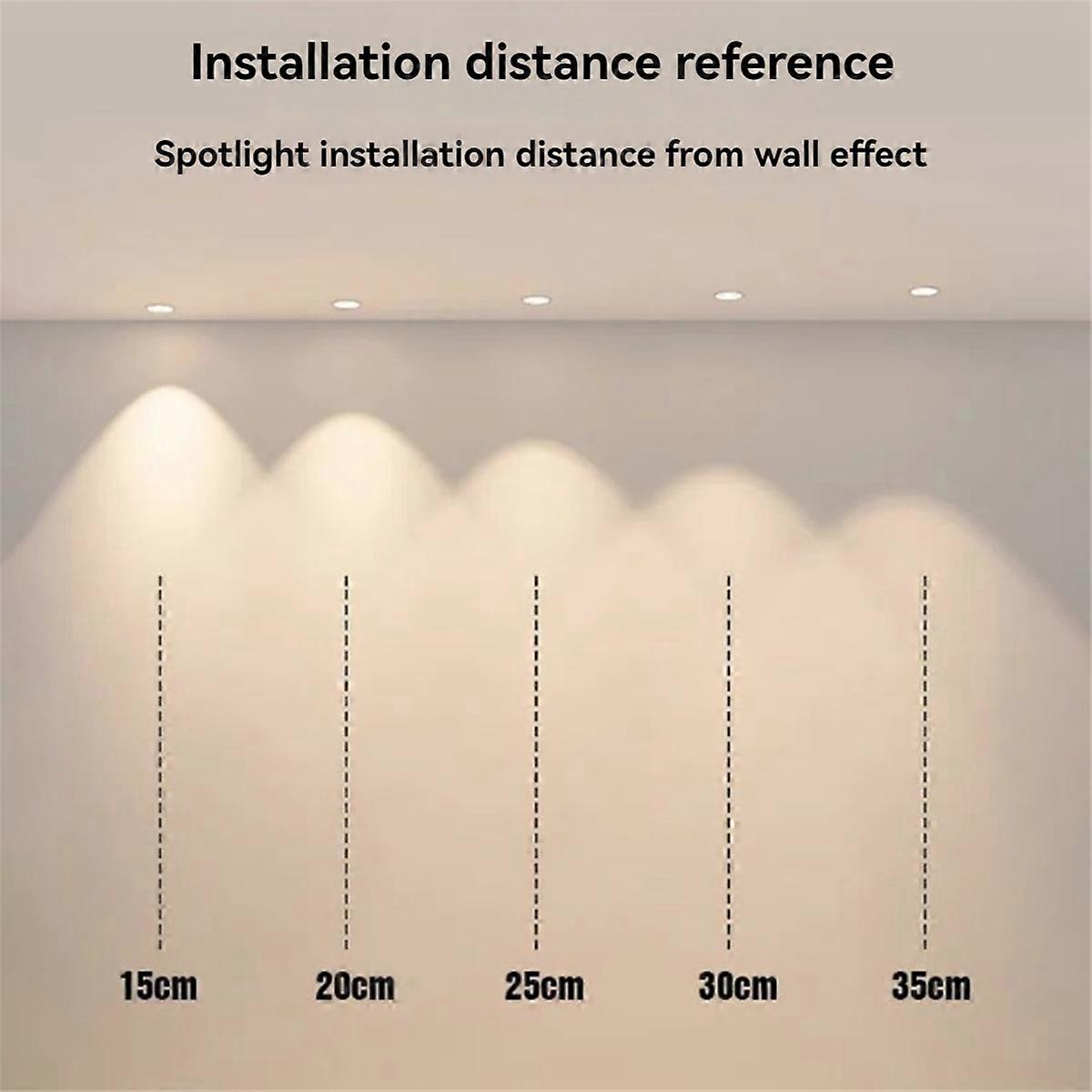 Focusing Spotlight Adjustable Beam Angle Recessed Light 10W 220V B