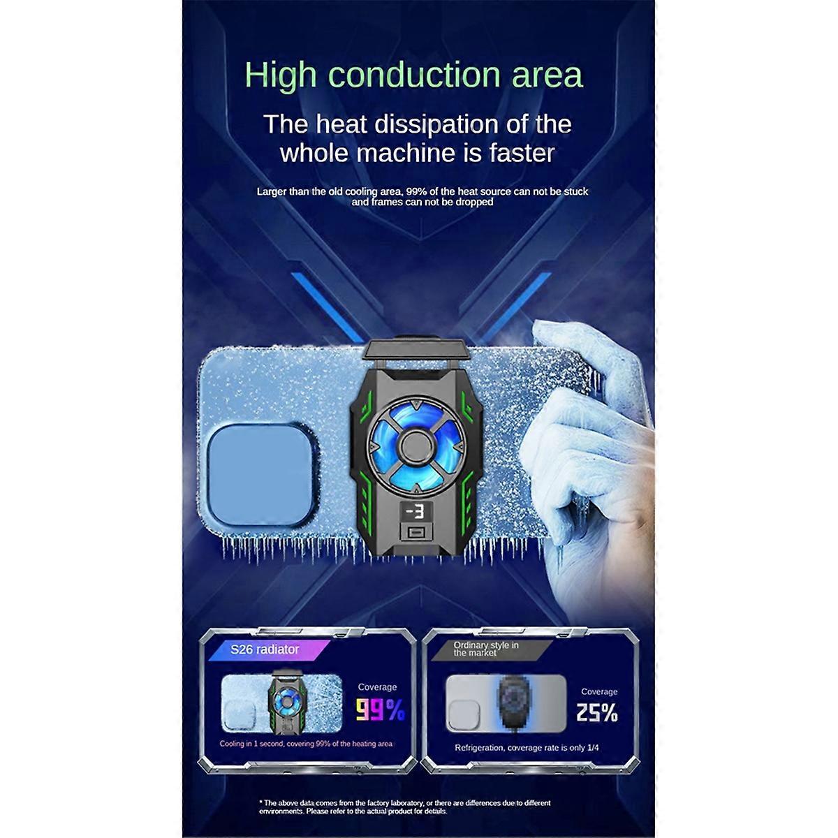 Mobile Phone Cooler Cooling Fan Radiator For Mobile Phone