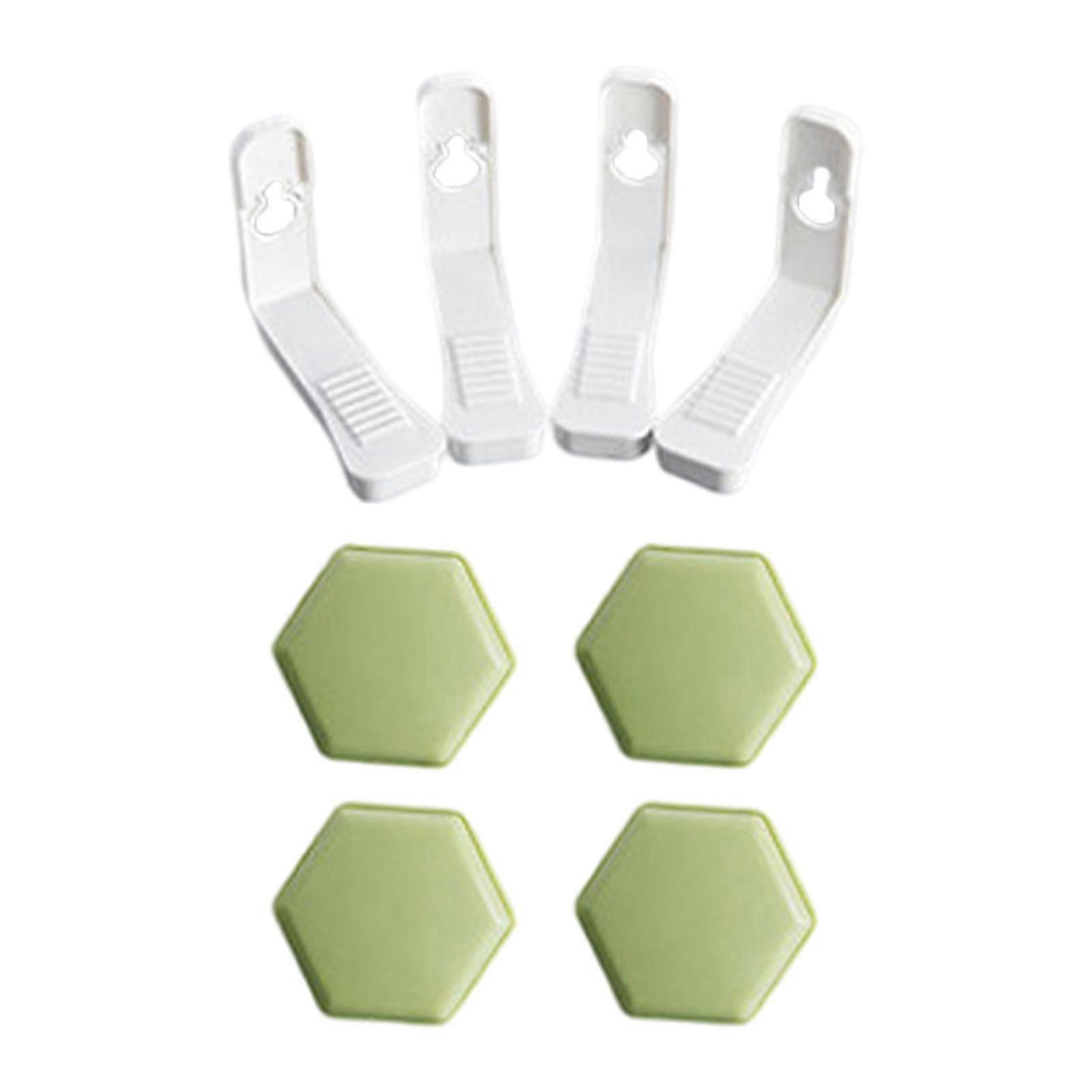 4Pcs Bed Sheet Grippers High Hardness Convenient Plastic Non-slip Bed Sheet Holders Quilt Fastener Clips for Home