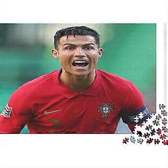Cristiano Ronaldo Puzzle 500 elementów dla dorosłych Gwiazdy piłki nożnej Puzzle Puzzle dla dorosłych 1000/500/300 Kawałek do gry rodzinnej Nastolatki i Ki