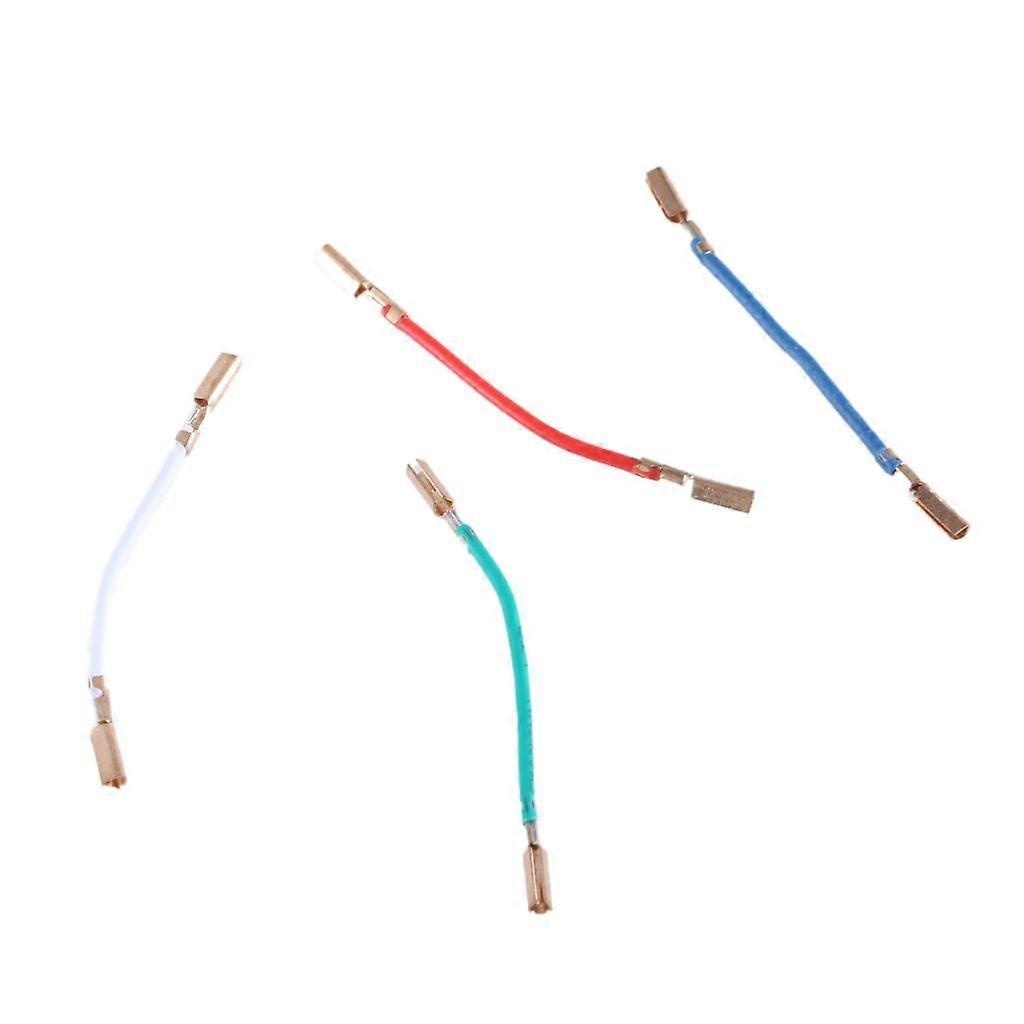 4pcs Replacement Record Player Headshell Wires Turntable Phonograph Line