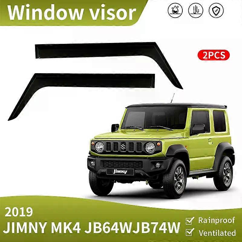 Applies to For Suzuki JIMMY JB64W-JB74W 2019-2023 Window Visor Vent Shades Ventvisor Wind Deflectors Visors Rain Guard Shades Visor