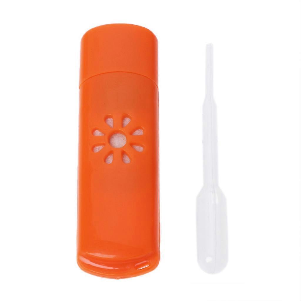 Mini USB Car Aromatherapy Diffuser Aroma Humidifier Essential Oil for Fresh Home  Yellow