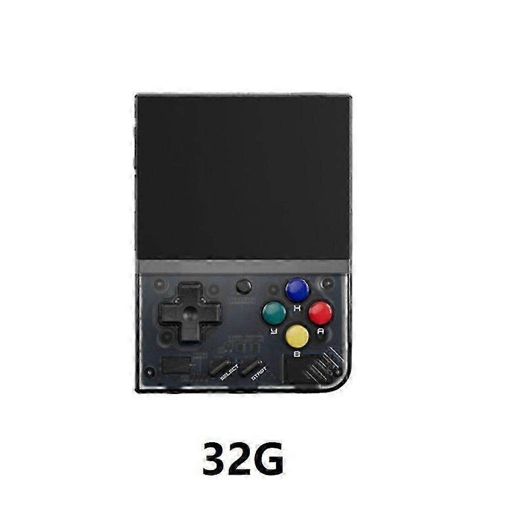 Console de jeu portable Miyoo Mini Plus avec carte TF de 64 Go, 25000+ jeux, écran IPS de 3,5 pouces, prise en charge WiFi et système d’exploitation open source