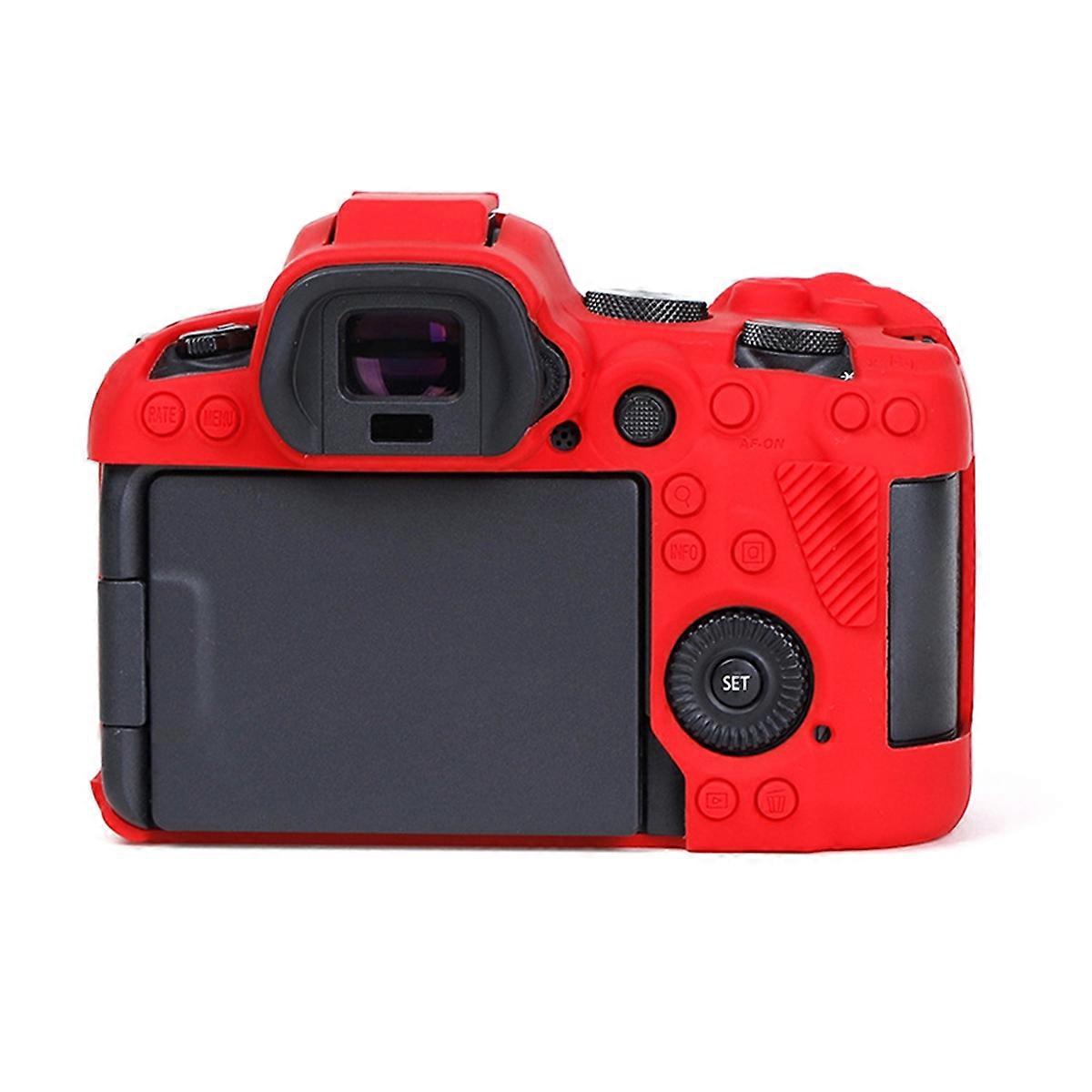 Silicone Protective Case for R6 Mark II Non-Slip, Dustproof, Scratchproof Soft Case with Enhanced Gr