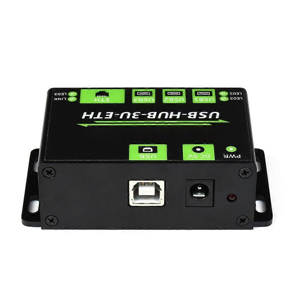 3 Way USB 2.0 Ports Adapter HUB Multiport Hub with 1 100M Ethernet Port and 3X Extended USB Ports