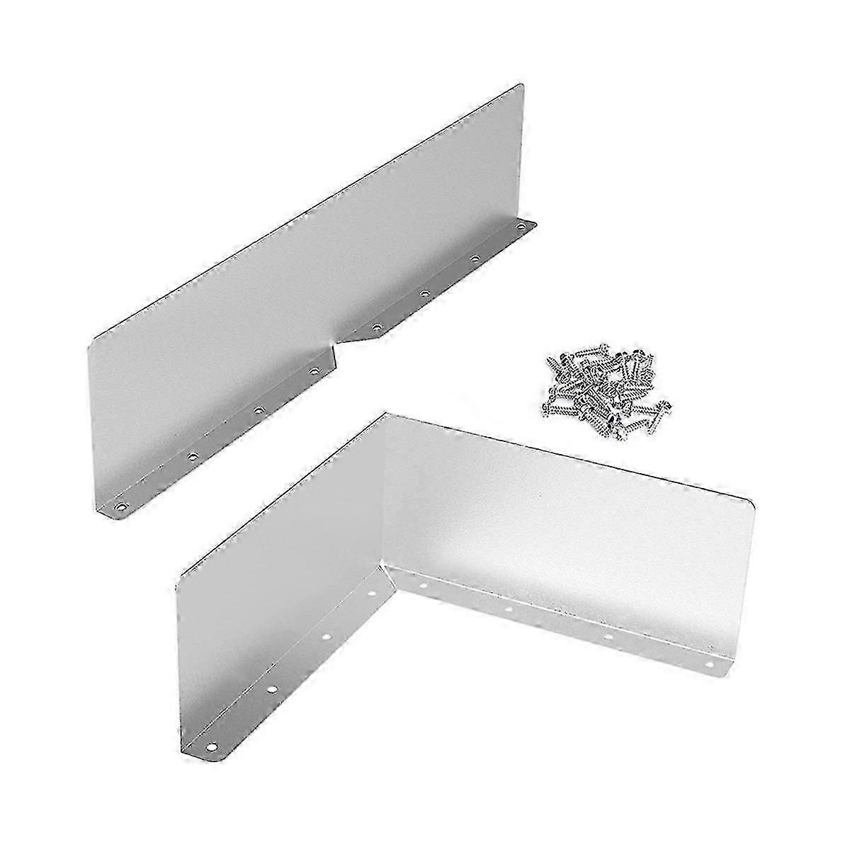 2pcs Gutter Valley Splash Guards,rain Gutter Valley Roofing Gutter Guard,diverter Rain Diverter For