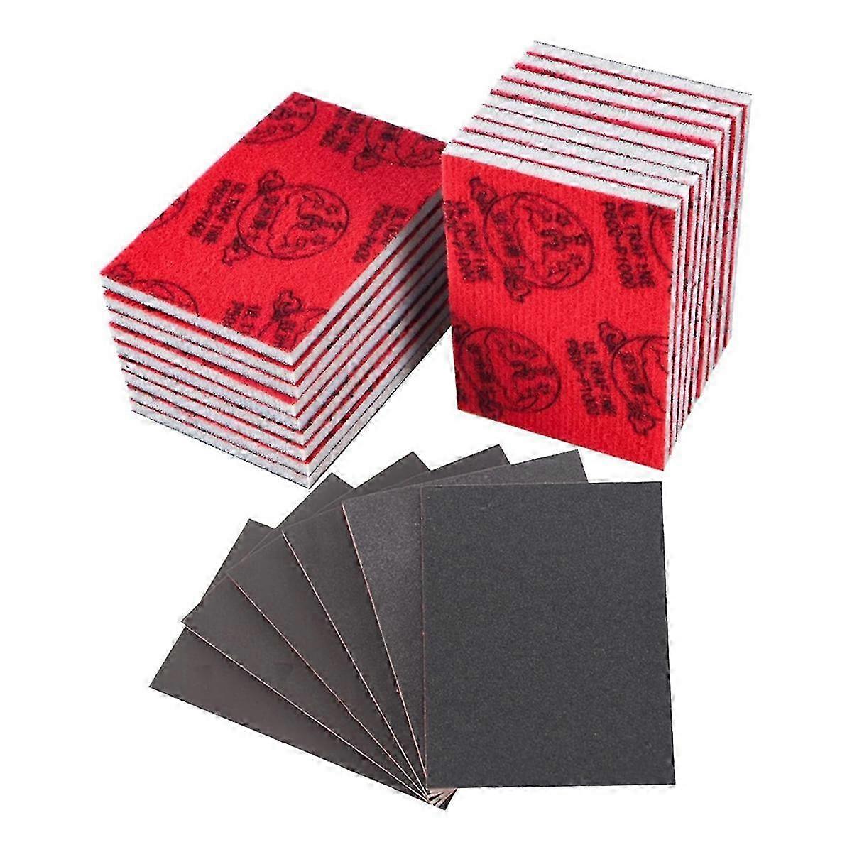 18 Pack 320-2500 Grit Sanding Sponge, Extra Fine Sanding Sponge Pad, Sanding Block Soft Foam Wet and YY