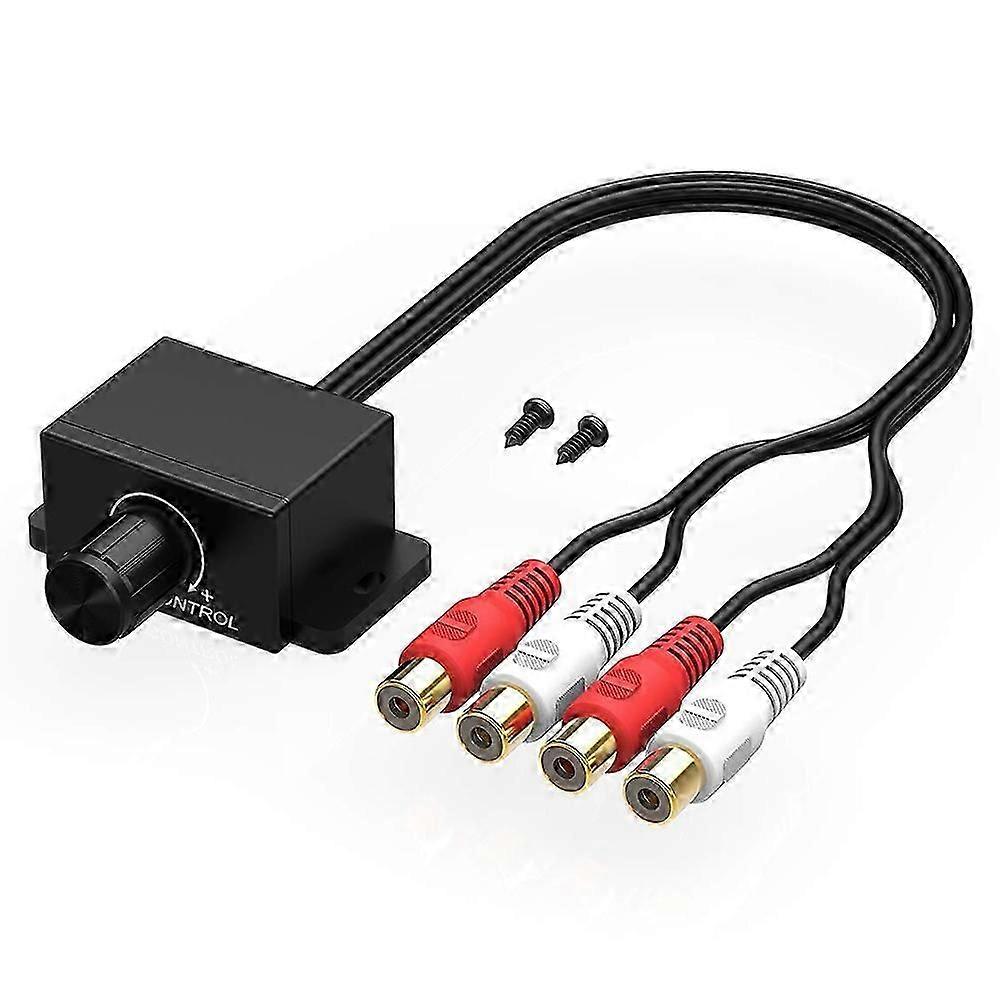 Car Rca Remote Amplifier Level Controller Rca Audio Bass Knob Volume Control Cable